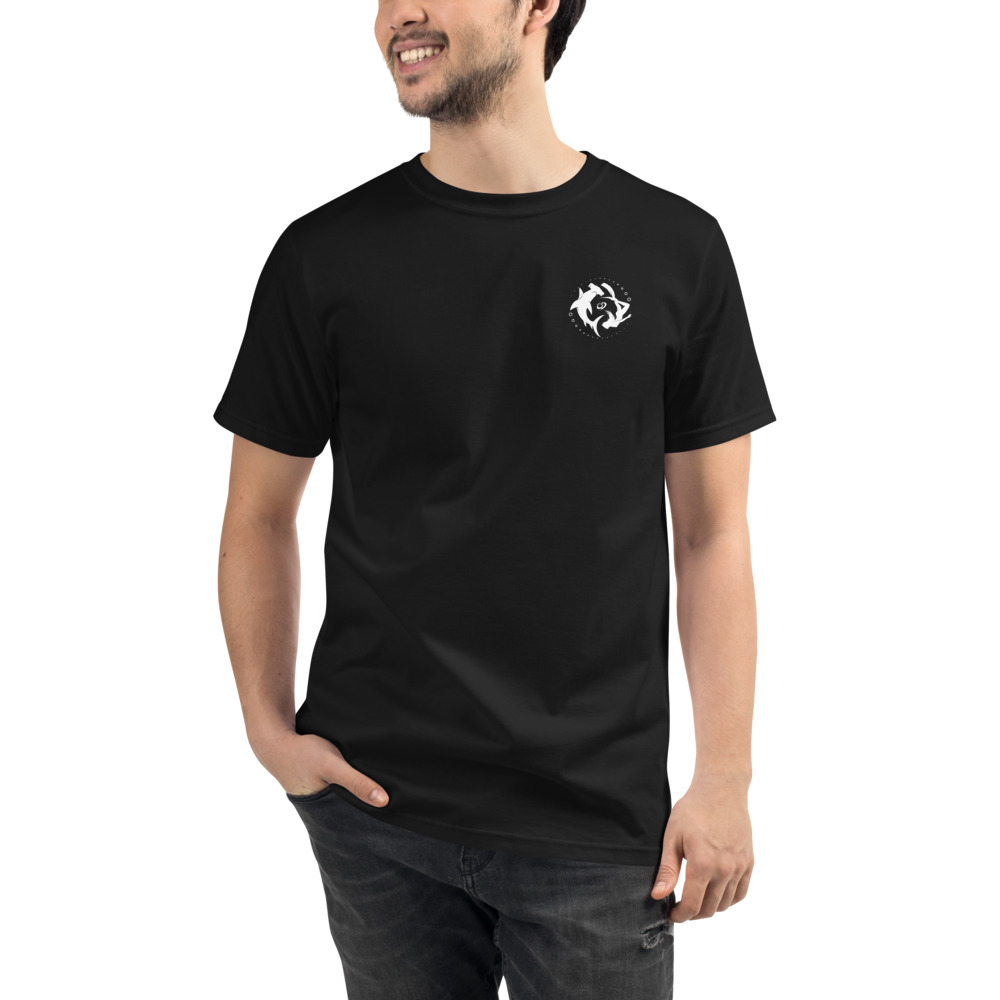 Ocean Defender Black 100% Organic Cotton T-Shirt - Ocean Defender ...